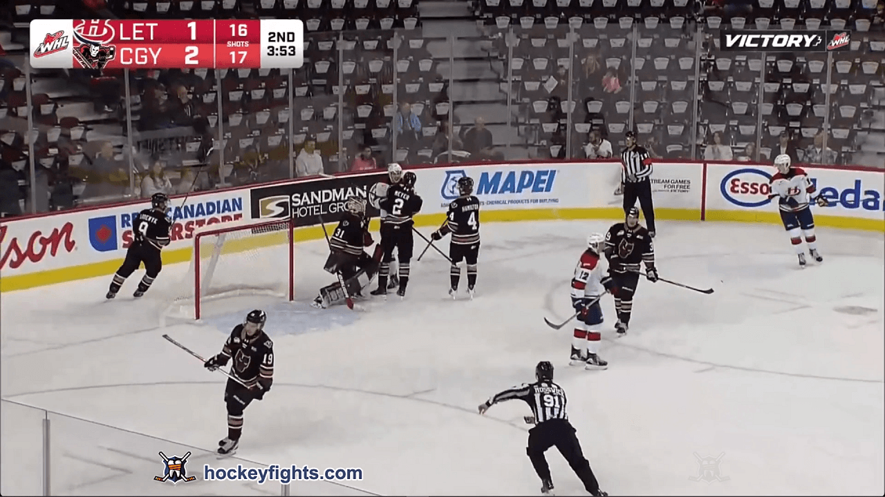 G. Lesiuk (LET) vs. K. Meyer (CGY)