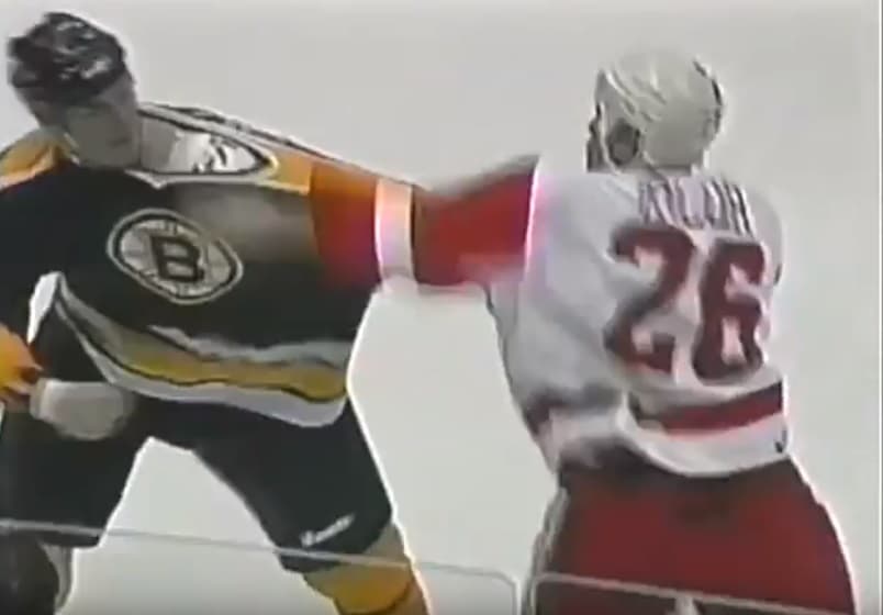 H. Gill (BOS) vs. J. Kocur (DET)