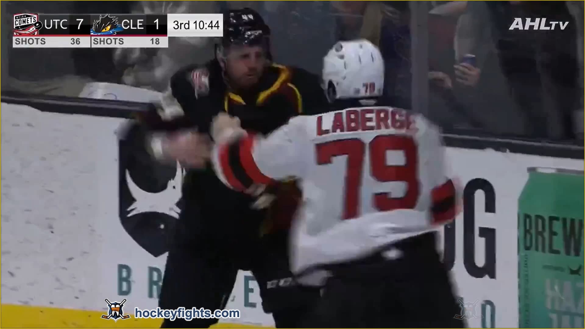 S. Laberge (UTI) vs. B. Gallant (CLE)