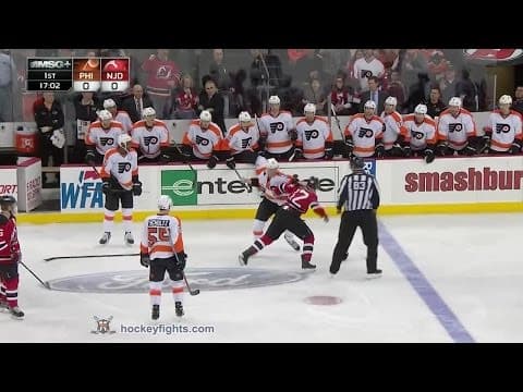 M. Raffl (PHI) vs. T. Sestito (NJD)