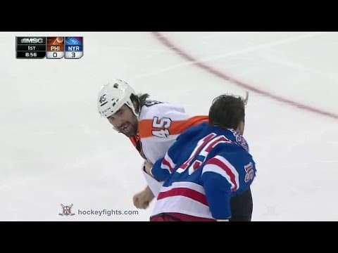 Z. Stortini (PHI) vs. T. Glass (NYR)