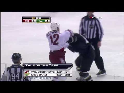 P. Bissonnette (ARI) vs. K. Barch (DAL)