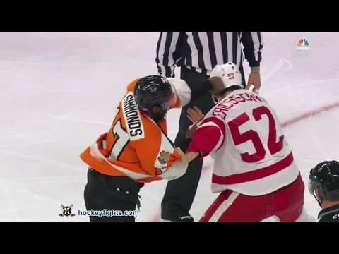 J. Ericsson (DET) vs. W. Simmonds (PHI)