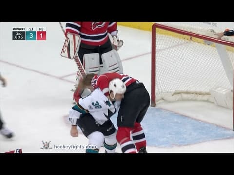 M. Haley (SJS) vs. S. Helgeson (NJD)