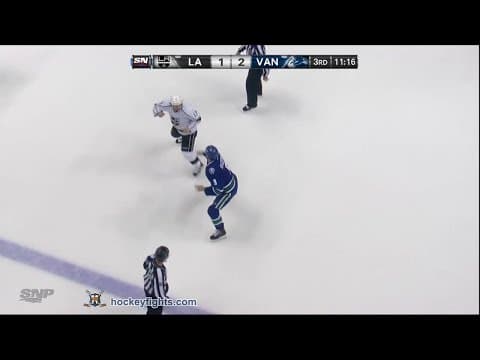 D. Carcillo (LAK) vs. Z. Kassian (VAN)