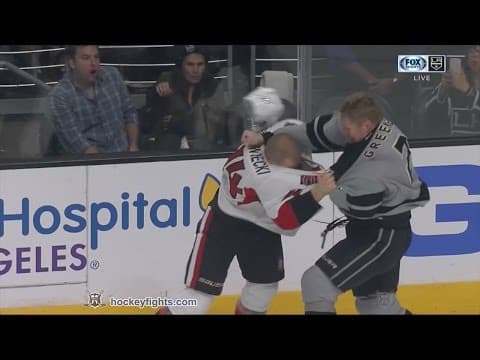 M. Borowiecki (OTT) vs. M. Greene (LAK)