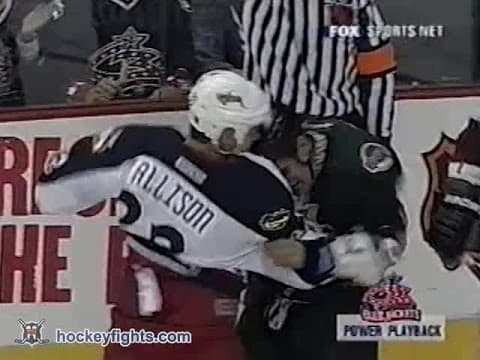 B. Radivojevic (ARI) vs. J. Allison (CBJ)