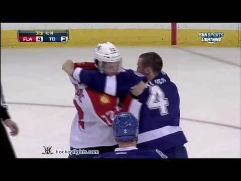 A. Petrovic (FLA) vs. V. Lecavalier (TBL)