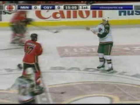 D. Boogaard (MIN) vs. E. Godard (CAL)