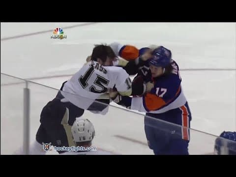 T. Glass (PIT) vs. M. Martin (NYI)