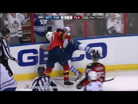 J. Gardiner (TOR) vs. J. Huberdeau (FLA)