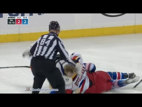 K. Versteeg (CAL) vs. P. Buchnevich (NYR)