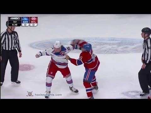 D. Dorsett (NYR) vs. F. Bouillon (MON)