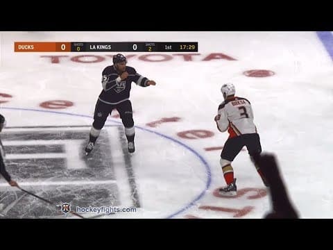 K. Bieksa (ANA) vs. A. Andreoff (LAK)