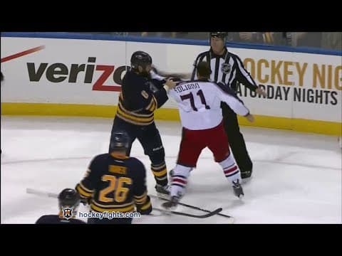 N. Foligno (CBJ) vs. M. Weber (BUF)