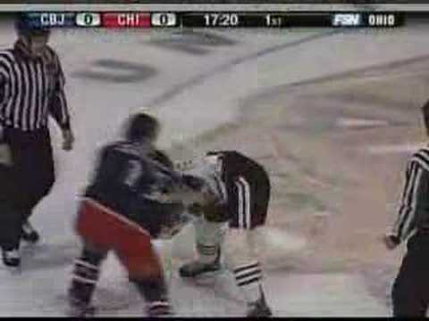 C. Glencross (CBJ) vs. A. Burish (CHI)