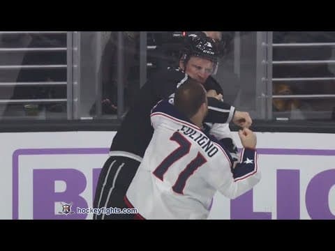 N. Foligno (CBJ) vs. D. Phaneuf (LAK)