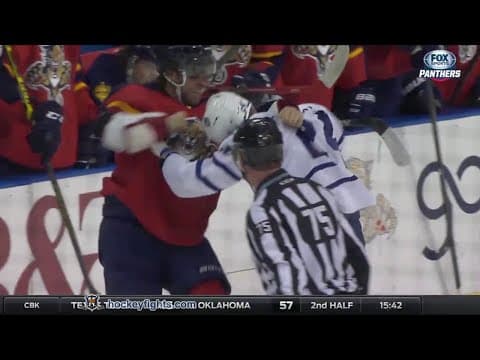 P. Holland (TOR) vs. A. Ekblad (FLA)