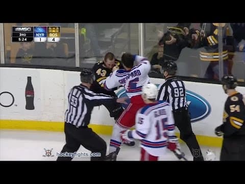 J. Sheppard (NYR) vs. M. Bartkowski (BOS)