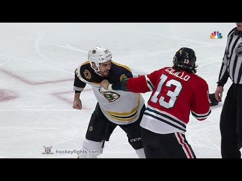 A. McQuaid (BOS) vs. D. Carcillo (CHI)