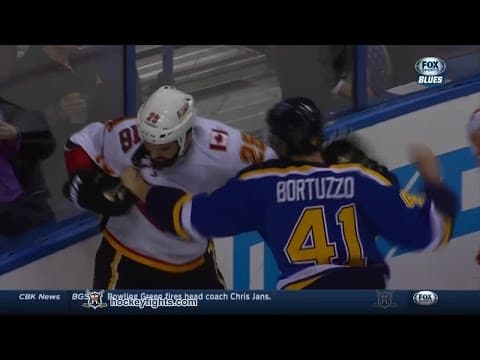 B. Bollig (CAL) vs. R. Bortuzzo (STL)