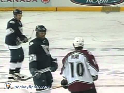 B. May (COL) vs. G. Laraque (EDM)