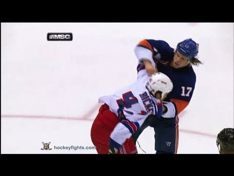 S. Bickel (NYR) vs. M. Martin (NYI)