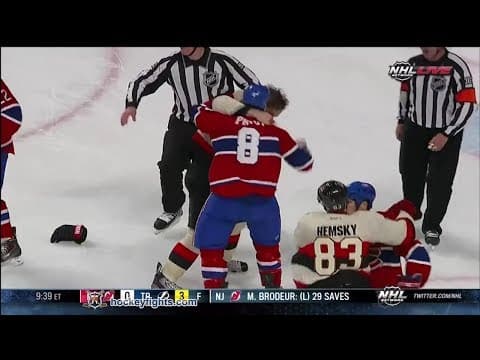 M. Michalek (OTT) vs. B. Prust (MON)