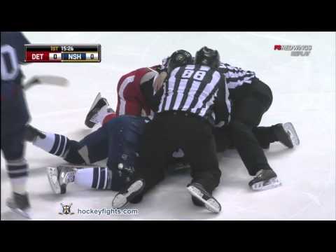 T. Bertuzzi (DET) vs. S. O'Brien (NSH)