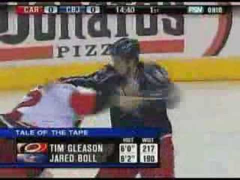 T. Gleason (CAR) vs. J. Boll (CBJ)