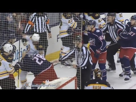 K. Miller (BOS) vs. O. Bjorkstrand (CBJ)