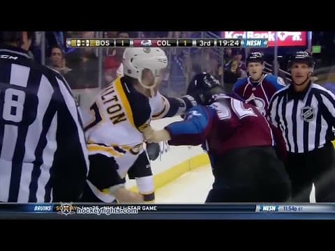 D. Hamilton (BOS) vs. G. Landeskog (COL)