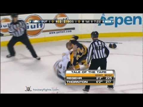 R. Regehr (BUF) vs. S. Thornton (BOS)