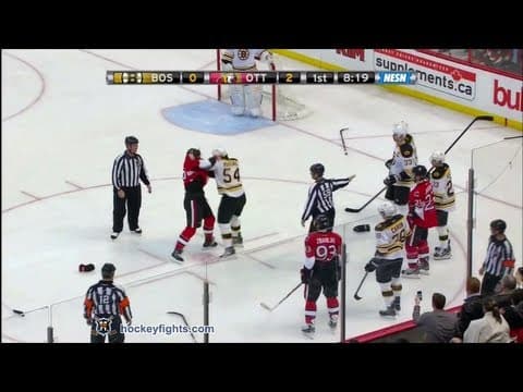 A. McQuaid (BOS) vs. P. Wiercioch (OTT)