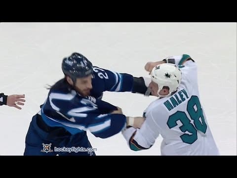 M. Haley (SJS) vs. C. Thorburn (WPG)