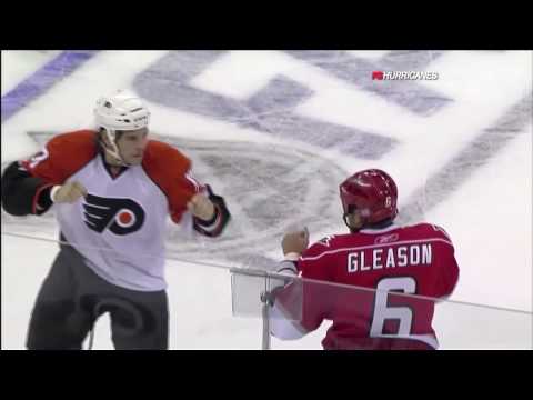 D. Carcillo (PHI) vs. T. Gleason (CAR)