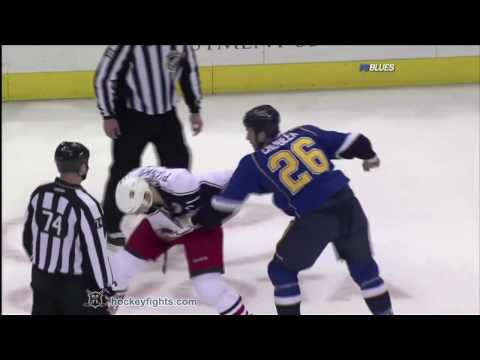 A. Picard (CBJ) vs. B. Crombeen (STL)