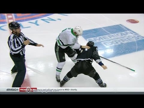 R. Faksa (DAL) vs. T. Hickey (NYI)