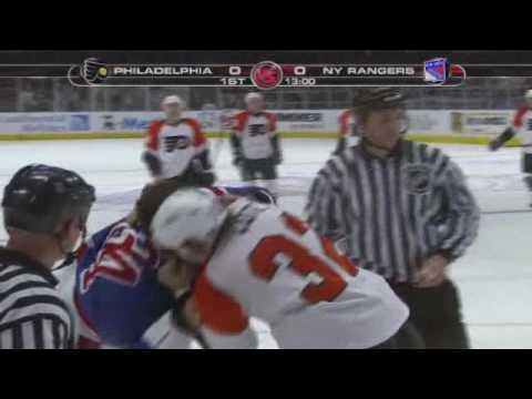 R. Cote (PHI) vs. J. Strudwick (NYR)