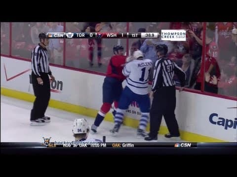 J. McClement (TOR) vs. J. Chimera (WAS)