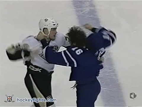 D. Tucker (TOR) vs. J. Ruutu (PIT)