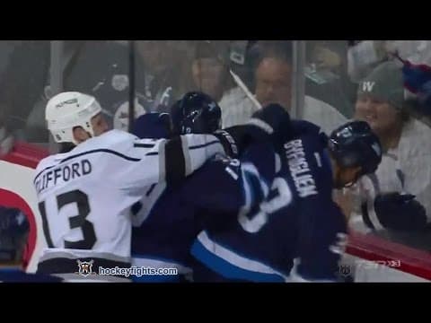 J. Nolan (LAK) vs. D. Byfuglien (WPG)