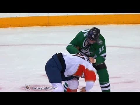 D. MacKenzie (FLA) vs. R. Faksa (DAL)