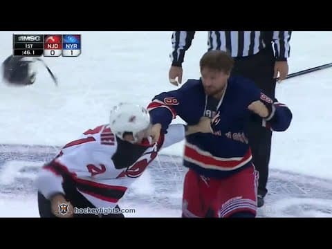 K. Palmieri (NJD) vs. K. Klein (NYR)