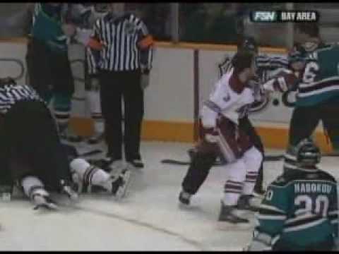 D. Carcillo (ARI) vs. J. Roenick (SJS)