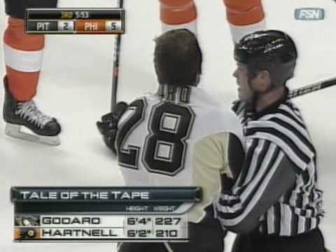 E. Godard (PIT) vs. S. Hartnell (PHI)