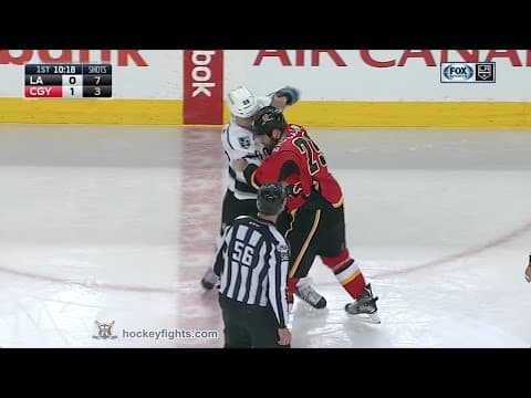 J. Iginla (LAK) vs. D. Engelland (CAL)