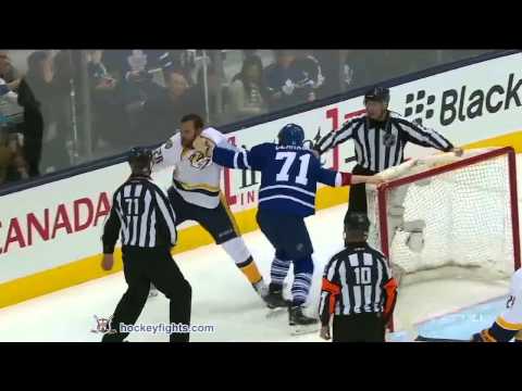 P. Gaustad (NSH) vs. D. Clarkson (TOR)