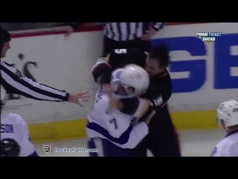 R. Gudas (TBL) vs. L. Sbisa (ANA)