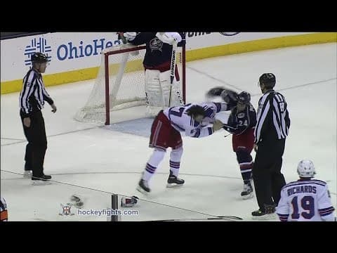 B. Pouliot (NYR) vs. D. MacKenzie (CBJ)